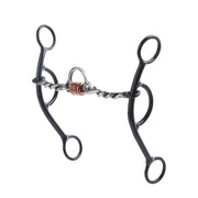 Twisted Wire Copper Roller Port 7in Gag Bit