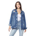 Womens Loose Fit 90s Jacket