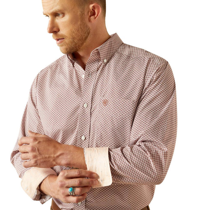 Mens Avery Brick Wrinkle Free Shirt