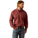 Mens Red Mahogany Airflow Shirt