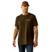 Mens Olive Armadillo T-Shirt