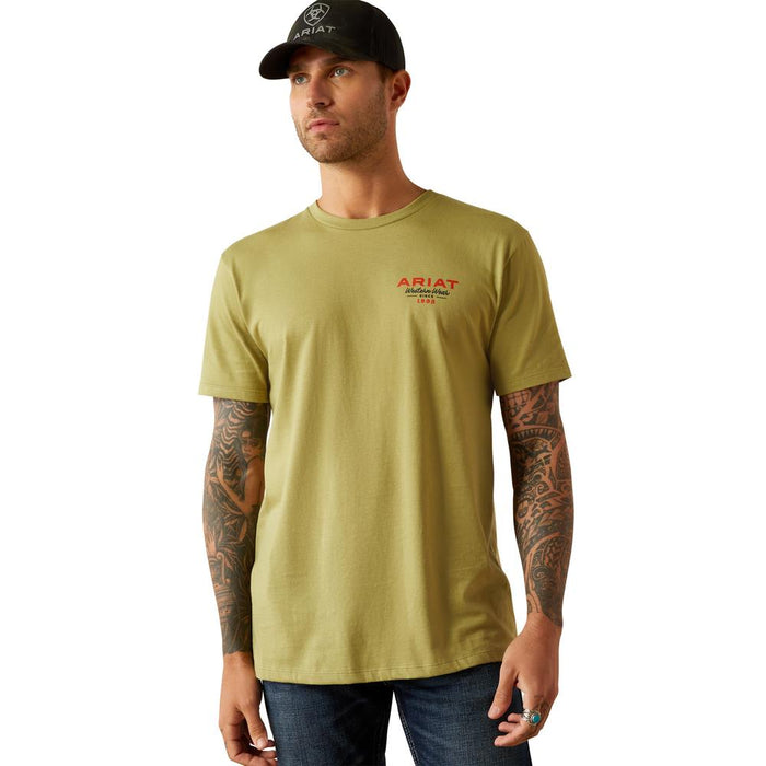 Mens Tent Green Full Circle T-shit