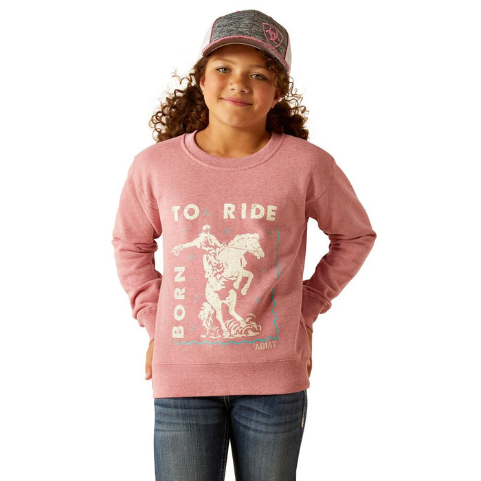 Girl's Born to Ride Sweatshirt