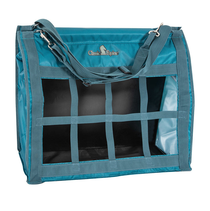 Dark Teal Top Load Hay Bag