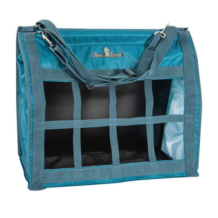 Dark Teal Top Load Hay Bag