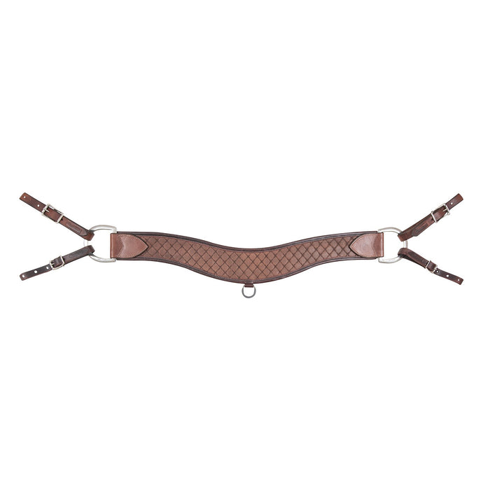 Quilted Chocolate 4in Tripping Collar