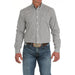 Men White Print Modern Fit Shirt