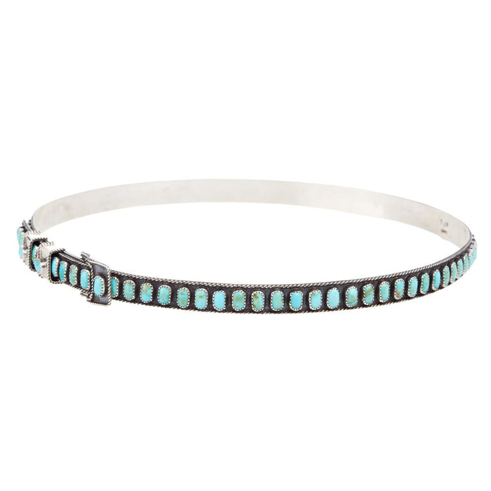 Sterling Silver and Authentic Turquoise Hat Band