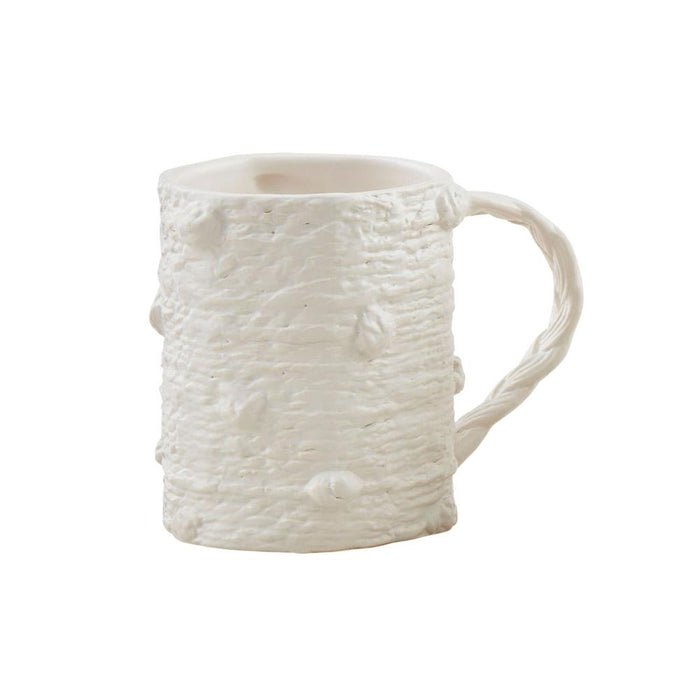 Stoneware Textured Knot Mug