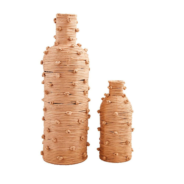 Natual Knot Rope Vase Set