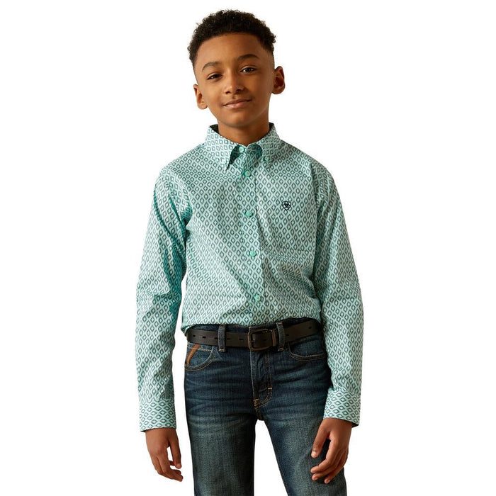 Boys Mint Classic Canyon Shirt