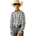 Boys Navy Plaid Pro Series Curtis Shirt