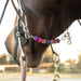 Purple Pink Leopard Silicone Beaded Gag Chain Curb Strap