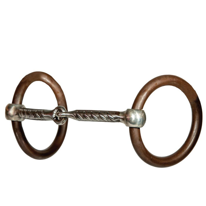 Bob Avila Rebar Loose O Ring Snaffle Bit