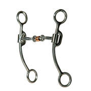 Equisential Smooth Dog Bone Snaffle 7in Shank Bit