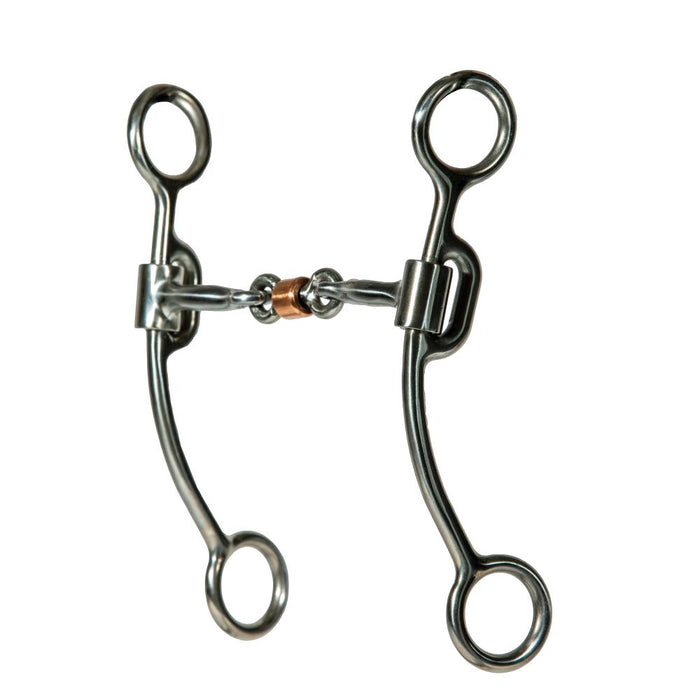 Equisential Smooth Dog Bone Snaffle 7in Shank Bit