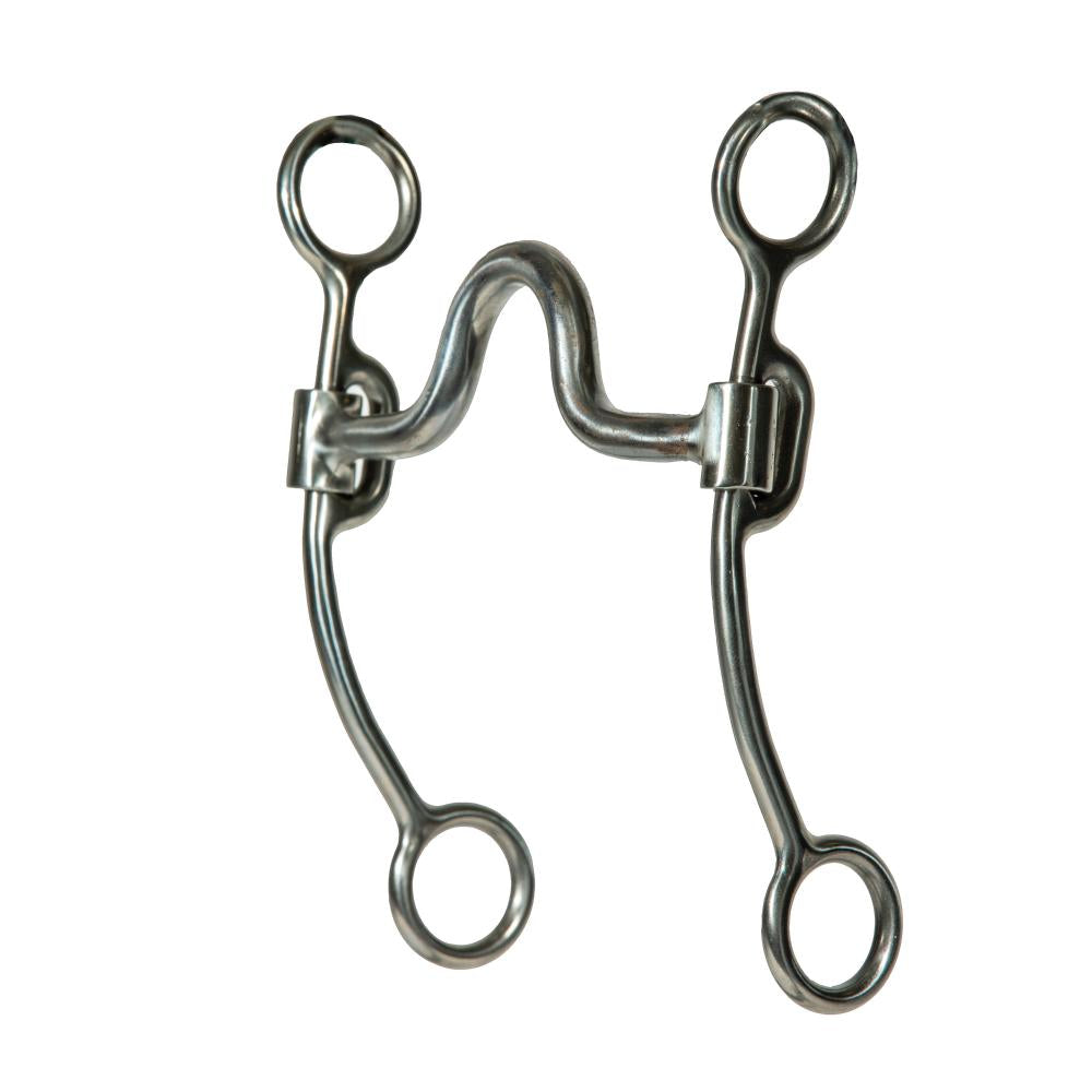 洋楽 SHANK Professionals Choice Equisential Solid Medium Port 7in Shank Bit