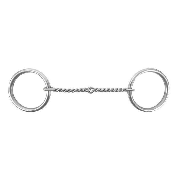 O Ring Twisted Wire Snaffle Bit
