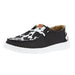 Women`s Black Cow Print Wendy Animal Casual