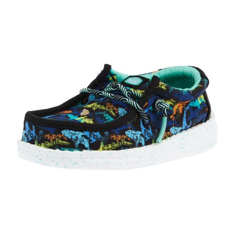 Wally Toddler Multicolor Sharks Slip-On