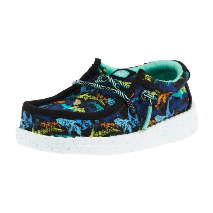 Wally Toddler Multicolor Sharks Slip-On