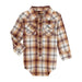 Boys Maroon Long Sleeve Onesie