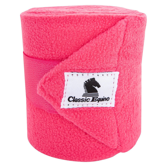 Hot Pink 4 Pack Polo Wraps