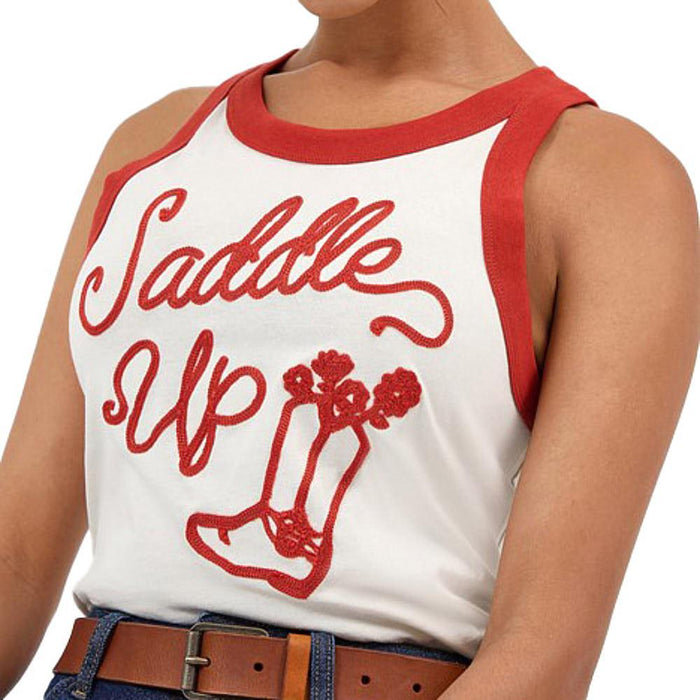 Modern Womens Saddle Up Ringer Tee