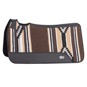 Tan Brown Blanket Top Felt Bottom Saddle Pad 31x32