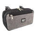 Grey Suede Leather Saddle Pommel Bag