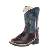 Toddler Wipe Out Blue Shaft with Brown Foot Boot