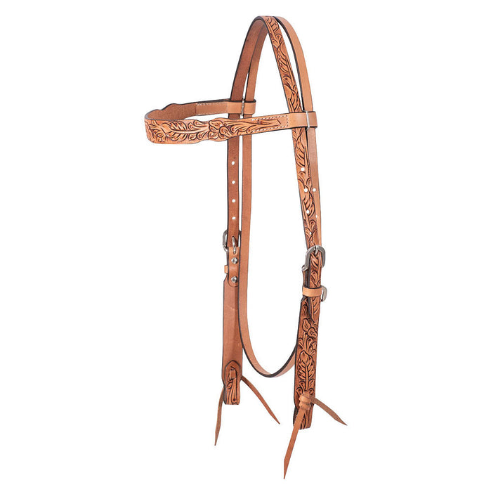 Antique Leaf Browband Headstall