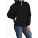 Ladies Black 1/4 Zip Pullover