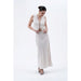 Natural High Waist Front Tie Midi Skirt