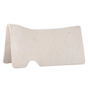 White 1/2in Felt 31x33 Western Saddle Pad Liner