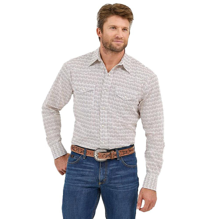 Mens 20X Comfort Blue/Brown Shirt