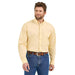Mens George Strait Yellow Long Sleeve Button Down Shirt