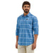 Mens Mangosteen Plaid ATG Long Sleeve Button Down Shirt