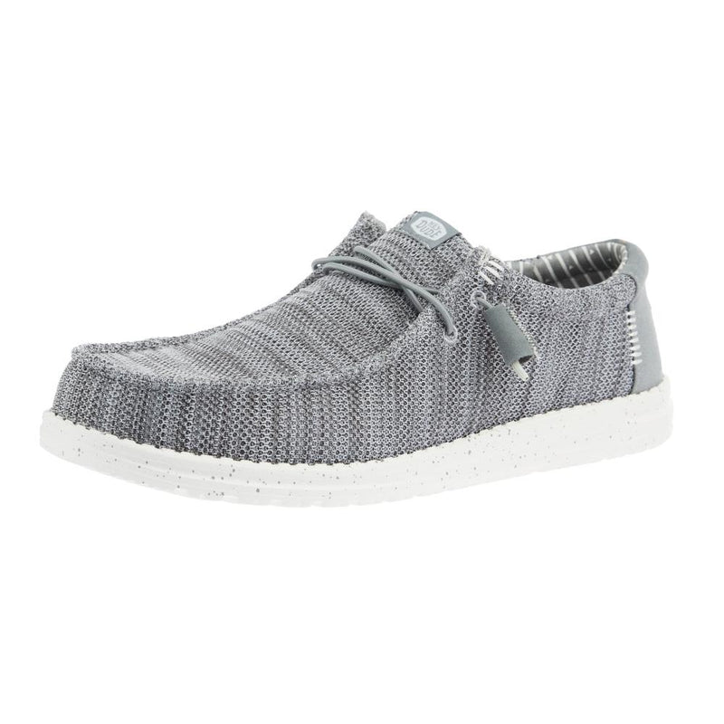 Men`s Grey Wally Stretch Mesh Casual