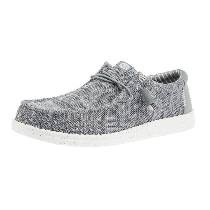 Men`s Grey Wally Stretch Mesh Casual