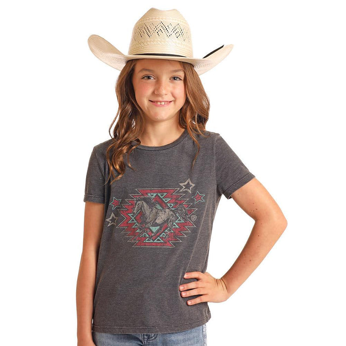 Girl's Aztec Bronc T-Shirt