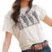 Cowboy Print Crop Top