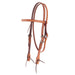 Roughout Golden Skirting Latigo Lined Browband Headstall