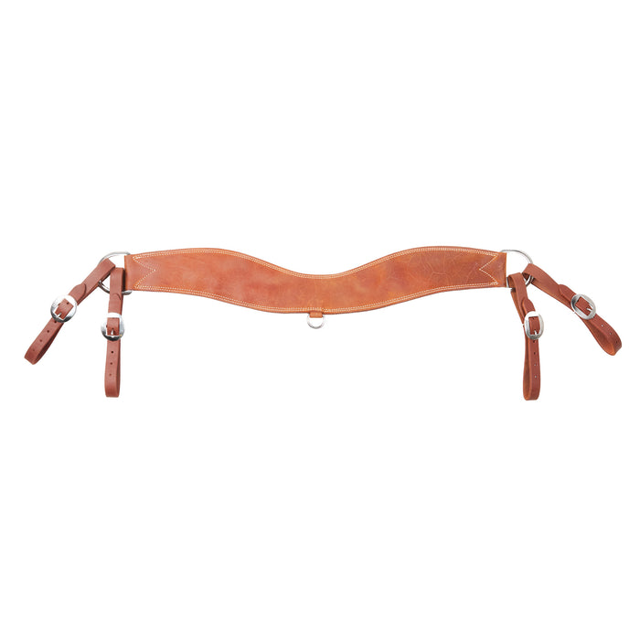Roughout Golden Skirting 4 1/2in Steer Tripper Breast Collar