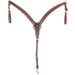 Roughout Chocolate Harness 1 1/2in Tapered Breast Collar