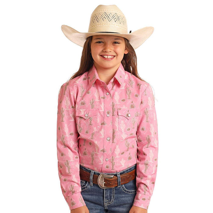 Girls Cactus Print Shirt