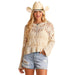 Open Knit Natural Sweater
