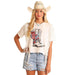 Floral Boot Fringe T-Shirt