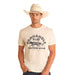 Mens Natural Graphic Short Sleeve Tee