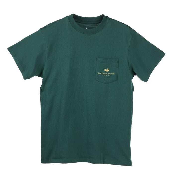 Mens Champions Green Pin High Tee